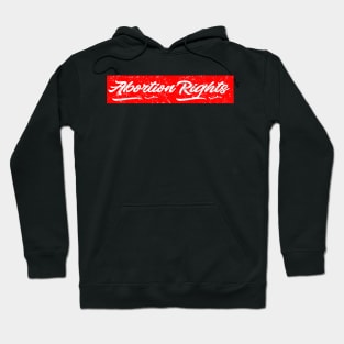 abortion rights red vintage Hoodie